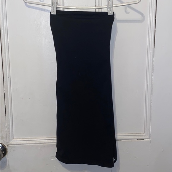 Black Bodycon Tight Tube Dress - Picture 2 of 2